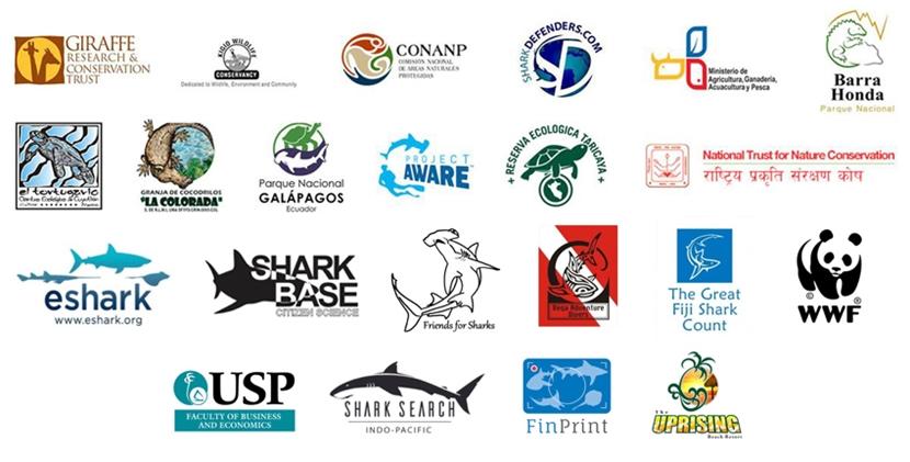 Alcune delle organizzazioni partner nei progetti per la Tutela dell’Ambiente: