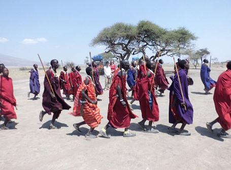 Cerimonia maasai in Tanzania Masaai in tanzania